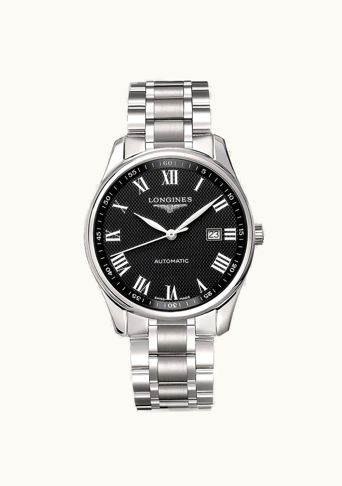 Longines Master Collection 42 Date Stainless Steel / Black - Roman