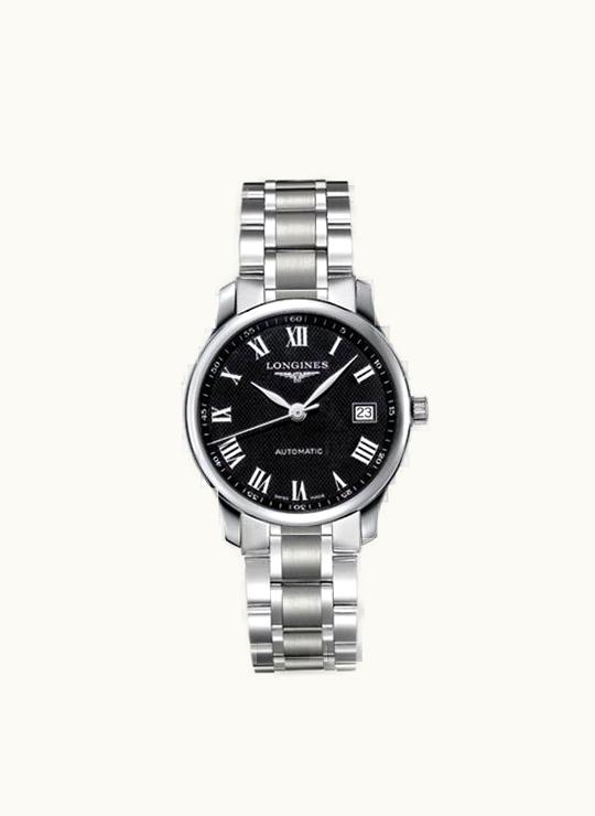 Longines Master Collection Date 36 Stainless Steel Black