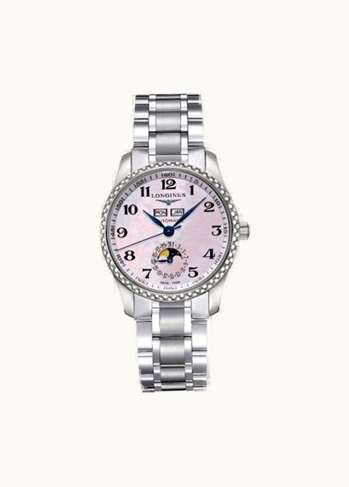 Longines Master Collection Calendar 36 Stainless Steel / Diamond / MOP / Bracelet