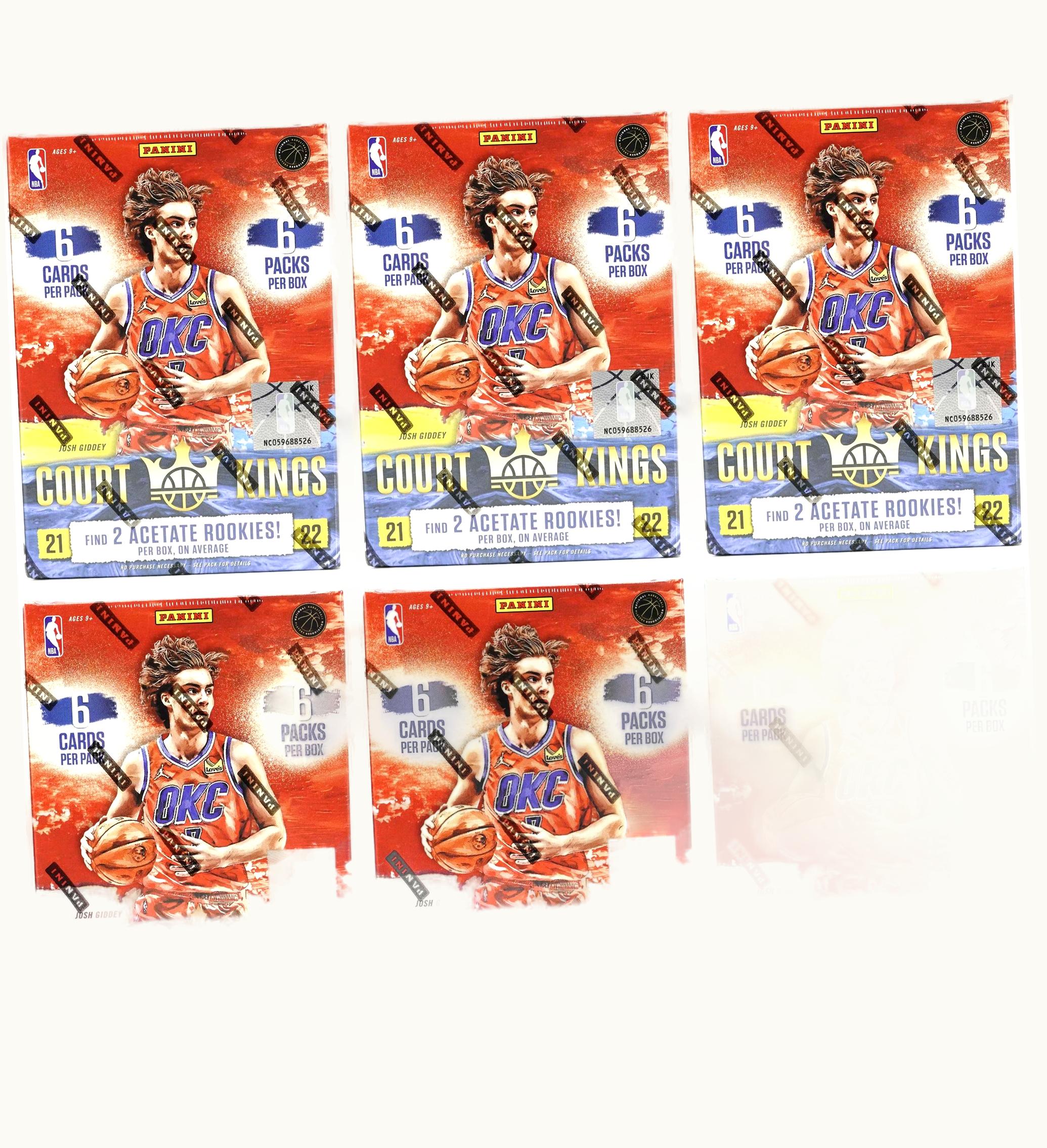 Panini Basketball International Blaster Box 6x Lot