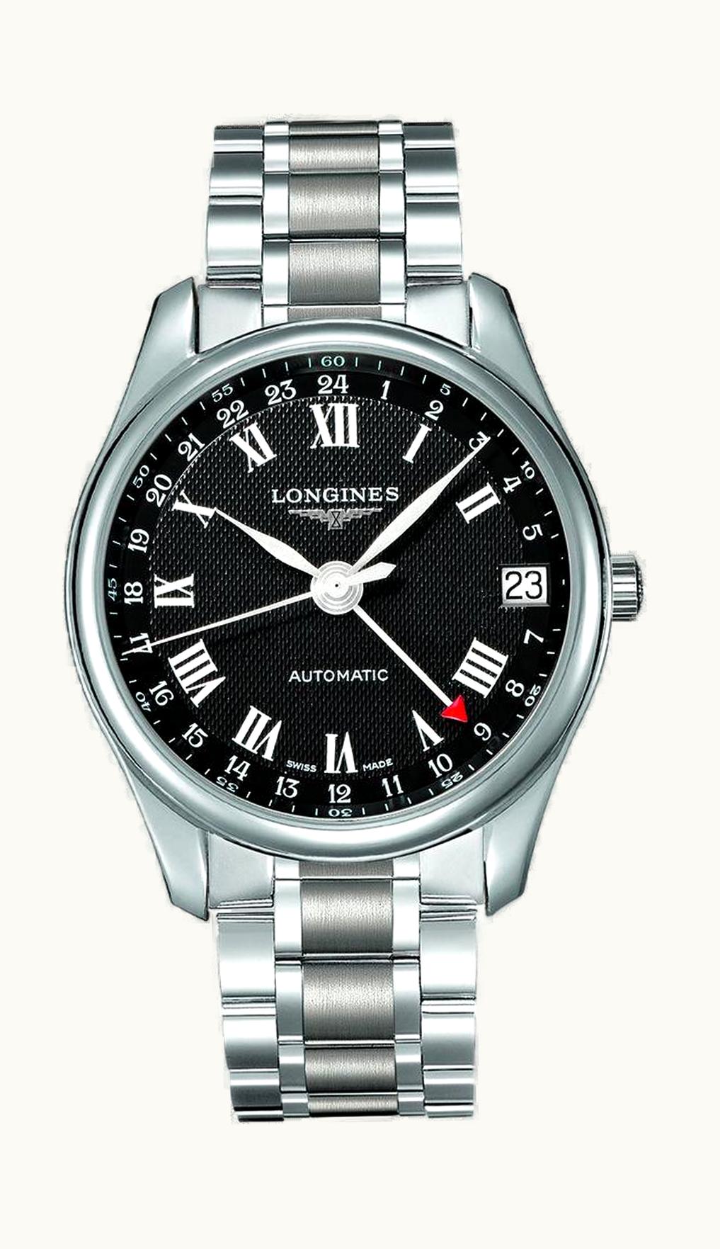 Longines Master Collection 42 24h Stainless Steel / Black-Arabic / Bracelet