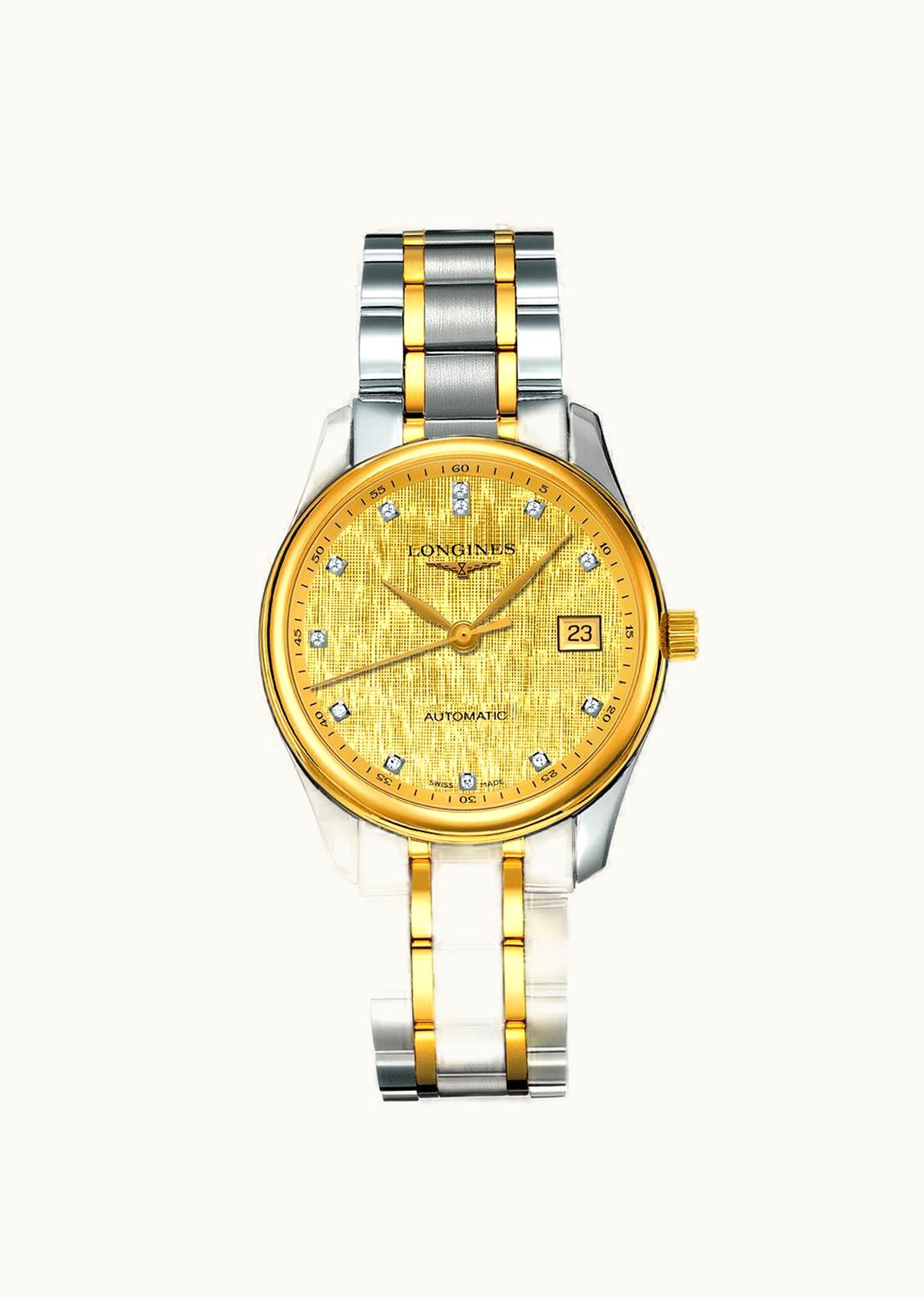 Longines Master Collection Date 36 Two Tone Linen