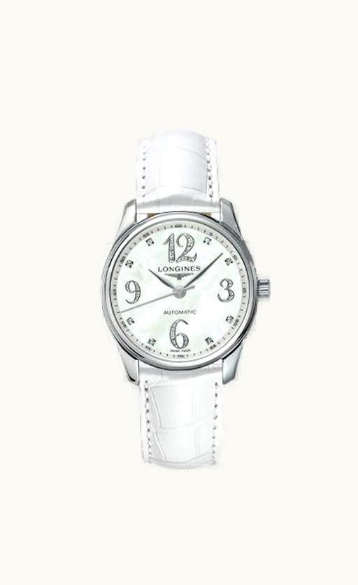 Longines Master Collection Date 36 Stainless Steel MOP