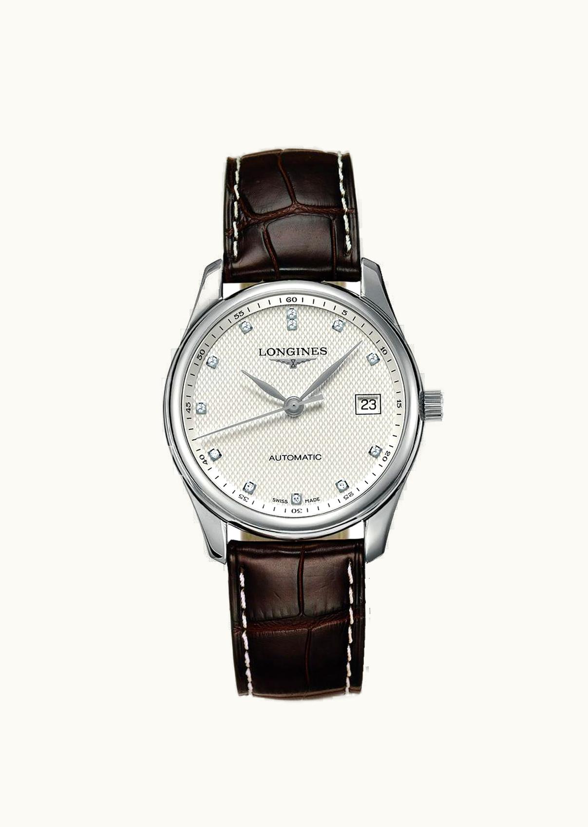 Longines Master Collection Date 36 Stainless Steel Diamond