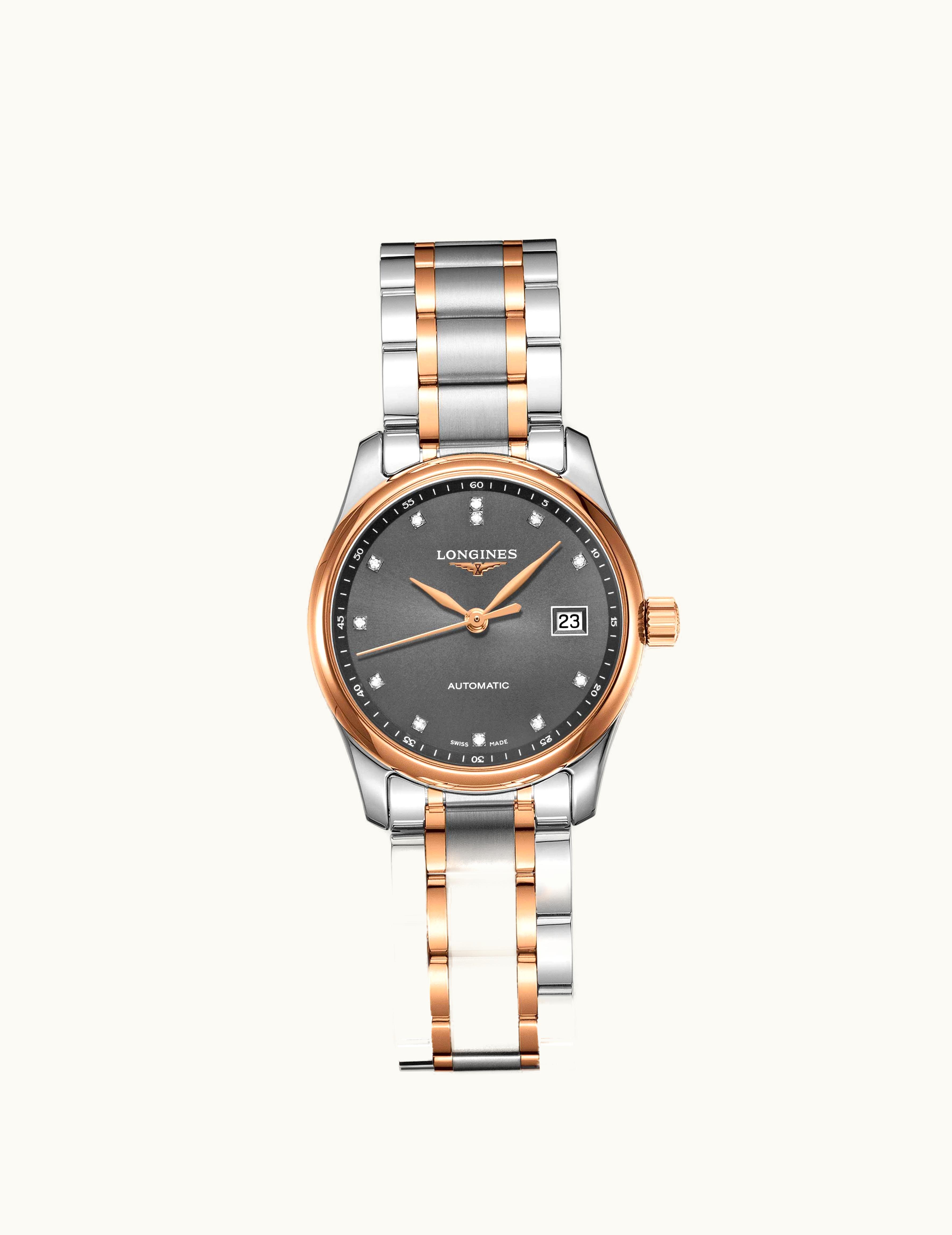Longines Master Collection 29 Two Tone Rose / Grey