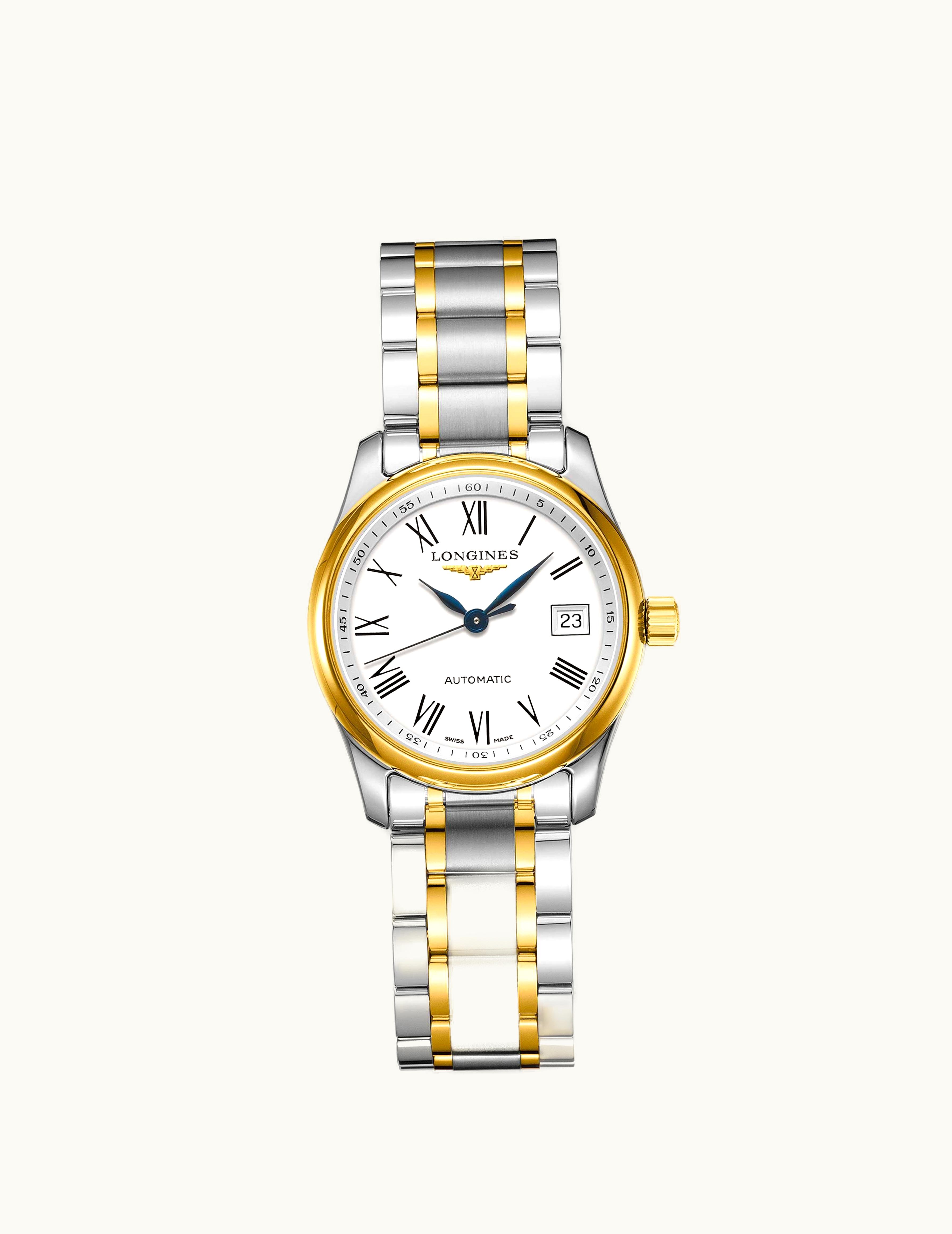 Longines Master Collection 29 Two Tone / White Roman