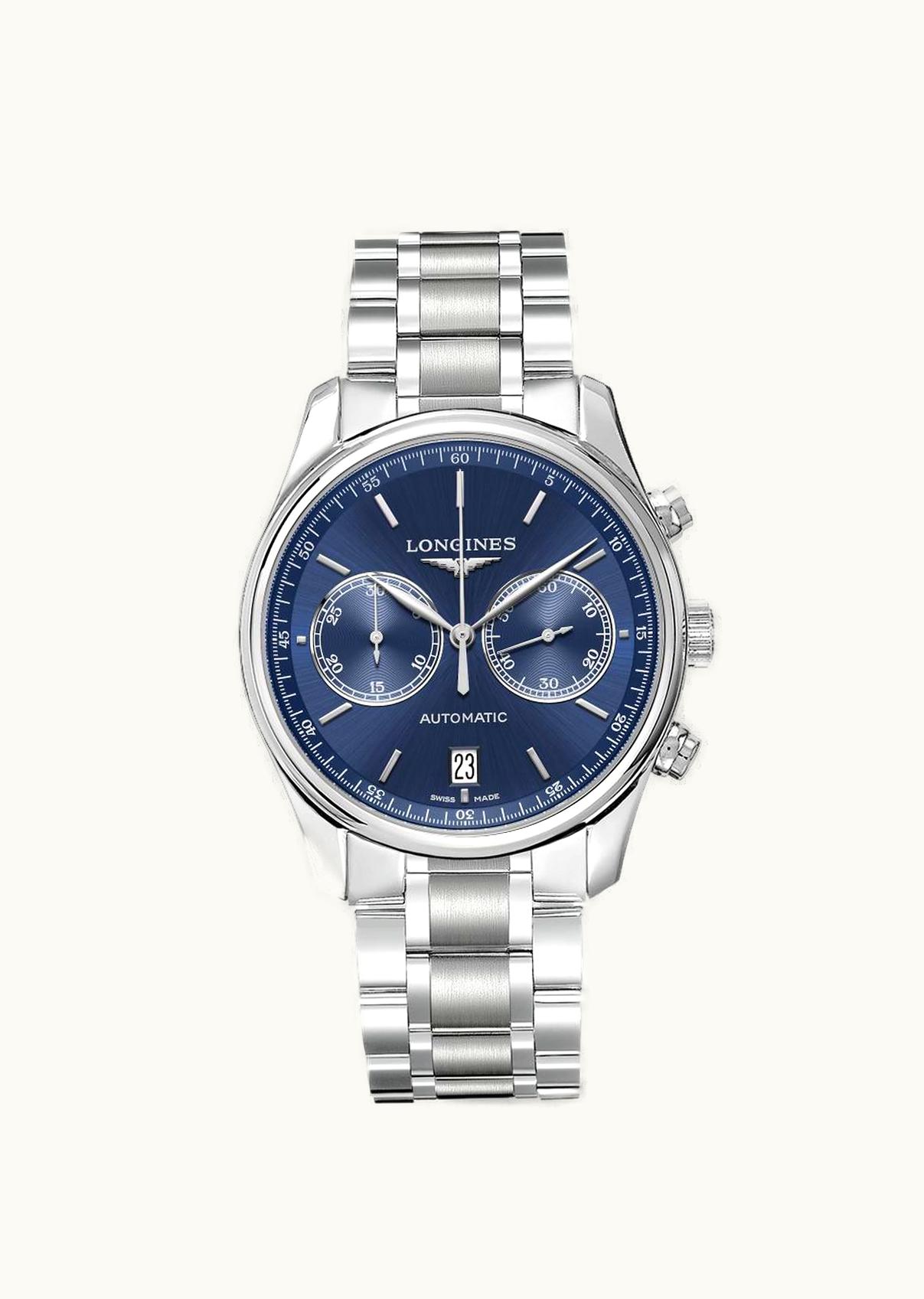 Longines Master Collection Chronograph 40 Stainless Steel / Blue / Bracelet