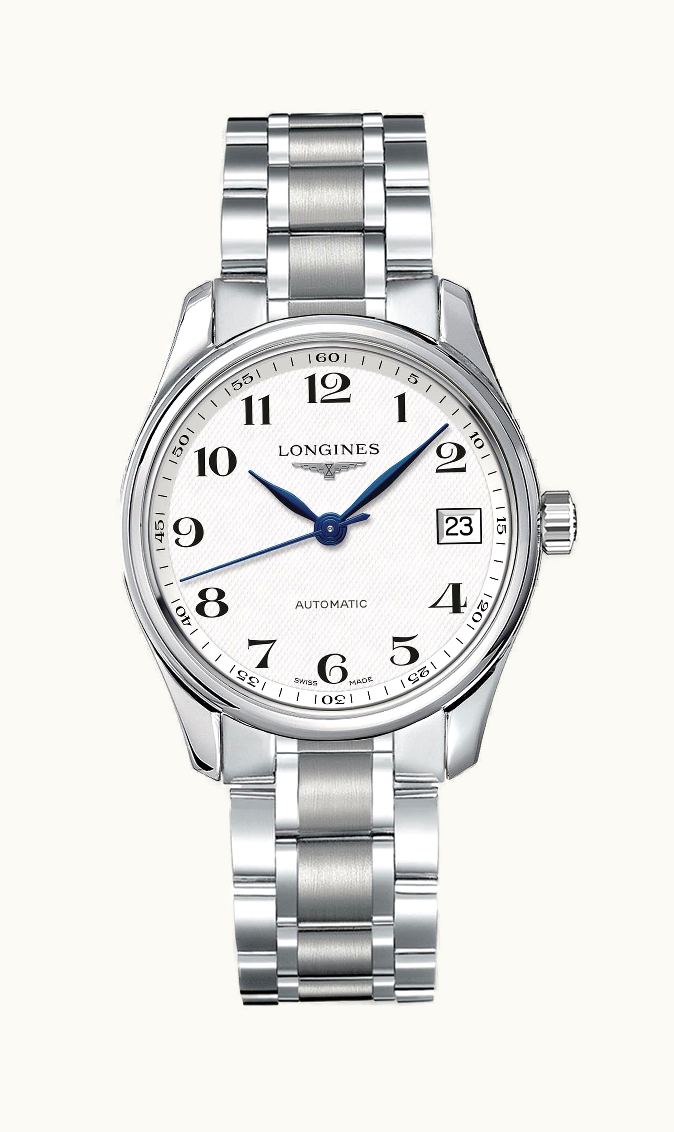 Longines Master Collection Date 34 Stainless Steel / Silver / Bracelet