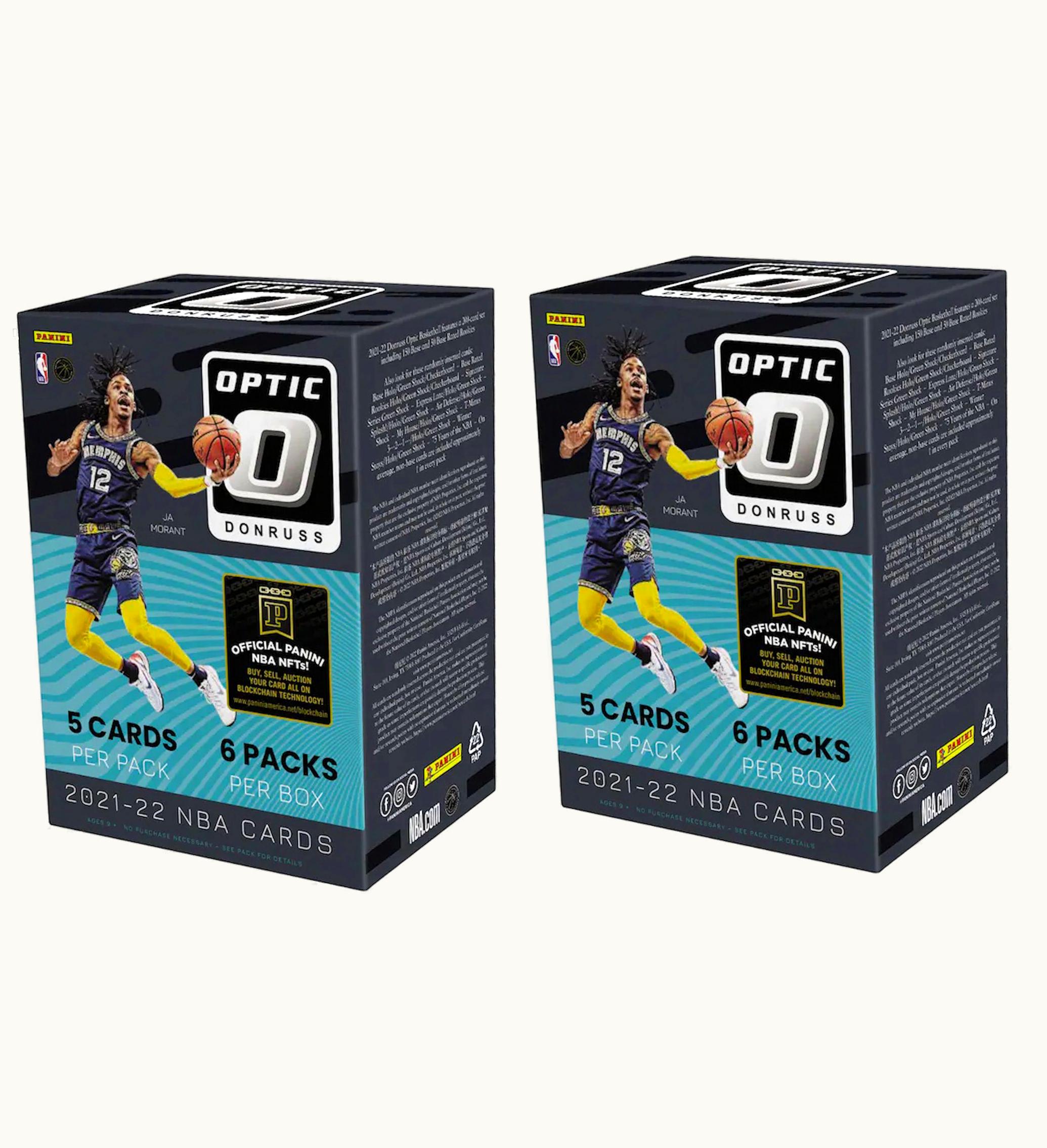 Panini Basketball Fanatics Exclusive Blaster Box (Green Shock Prizms) 2x Lot