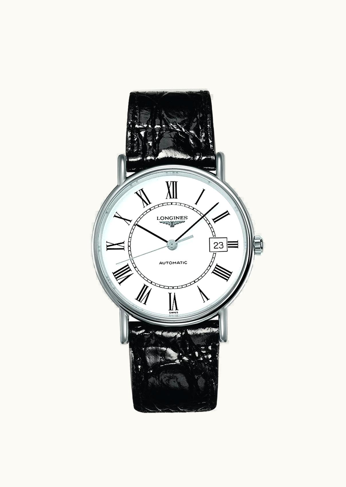 Longines Presence 38.5 Automatic Stainless Steel / White - Roman