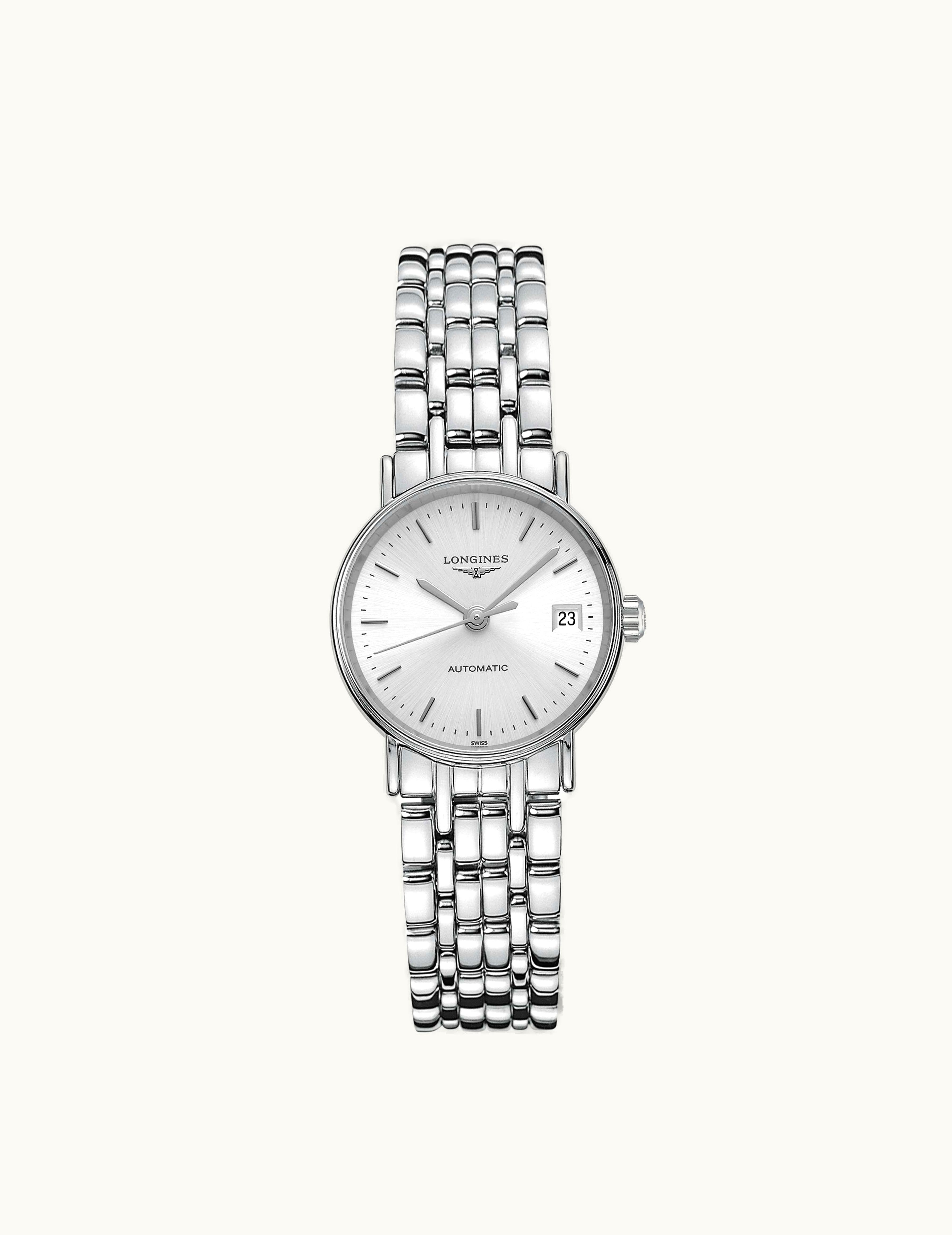 Longines Presence 25.5 Automatic Stainless Steel / Silver / Bracelet