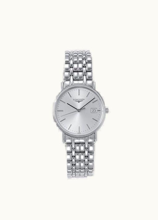 Longines Presence 33 Quartz Stainless Steel Silver Bracelet