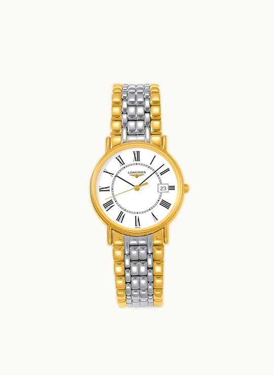 Longines Presence 33 Quartz Yellow Roman Bracelet
