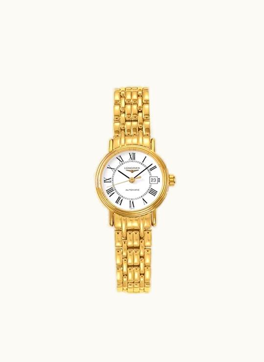 Longines Presence 25.5 Automatic Yellow Roman Bracelet