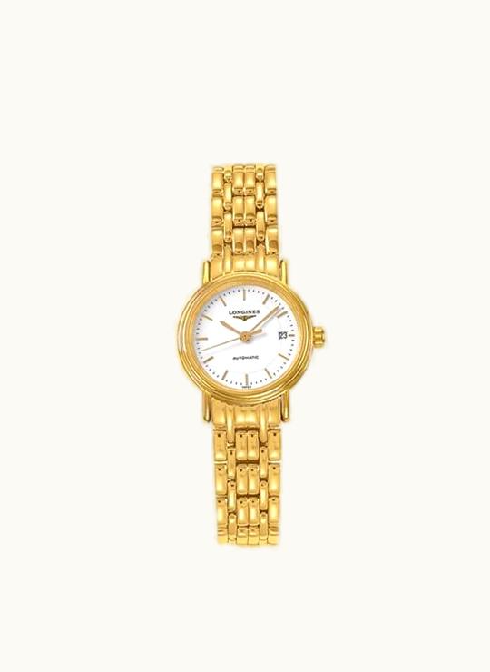 Longines Presence 25.5 Automatic Yellow Stick Bracelet