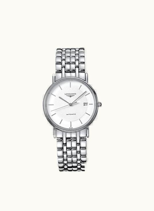 Longines Presence 34.5 Automatic Stainless Steel Stick Bracelet