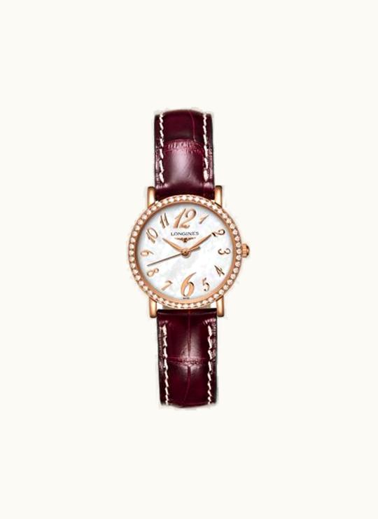 Longines Presence 26.8 Quartz Pink Gold Diamond