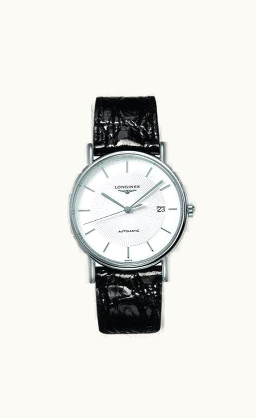 Longines Presence 38.5 Automatic Stainless Steel / White / Strap