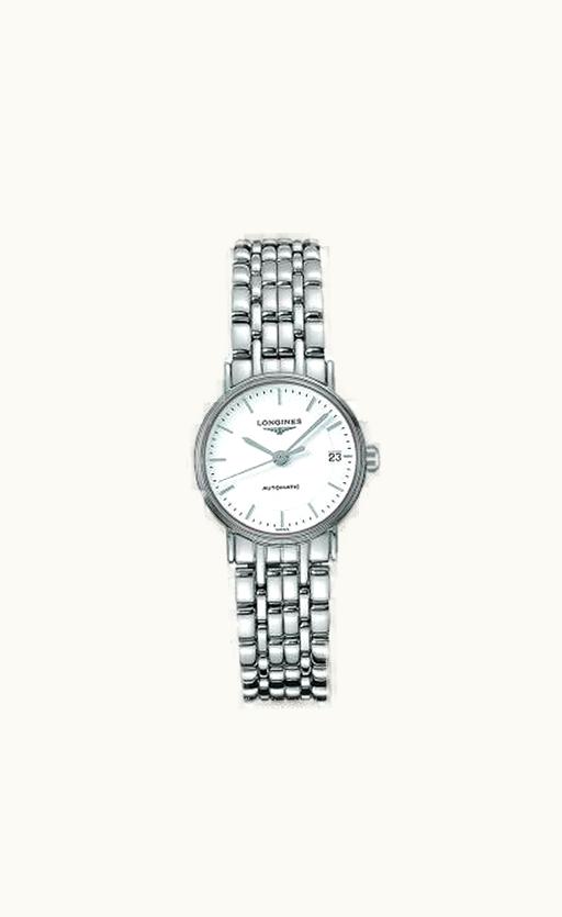 Longines Presence 25.5 Automatic Stainless Steel / White / Bracelet