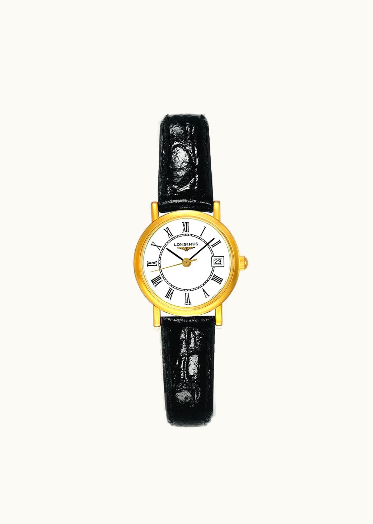 Longines Presence 23.5 Quartz Yellow Gold / White - Roman