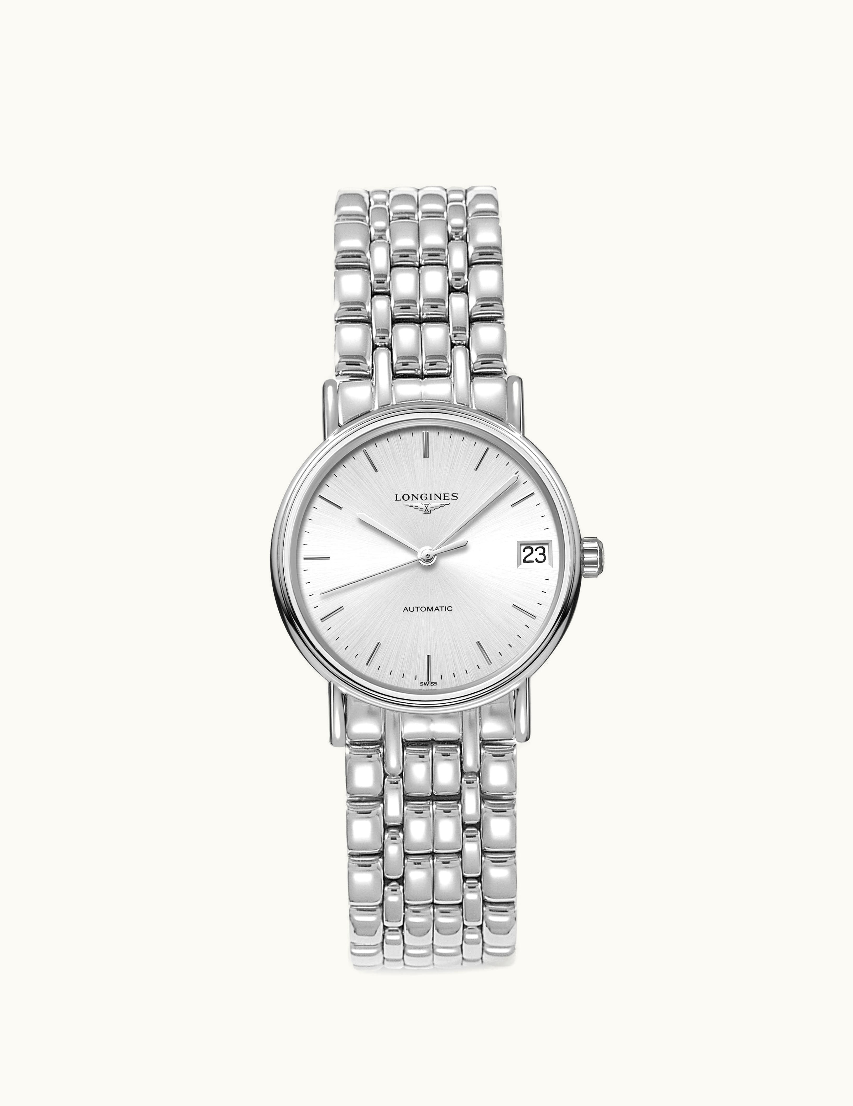 Longines Presence Automatic 30 Stainless Steel / Silver / Bracelet