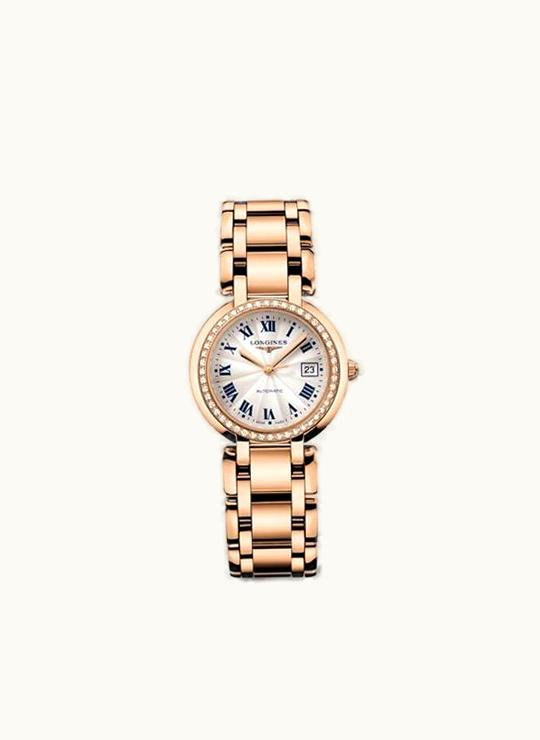 Longines PrimaLuna Automatic 30 Pink Gold Diamond