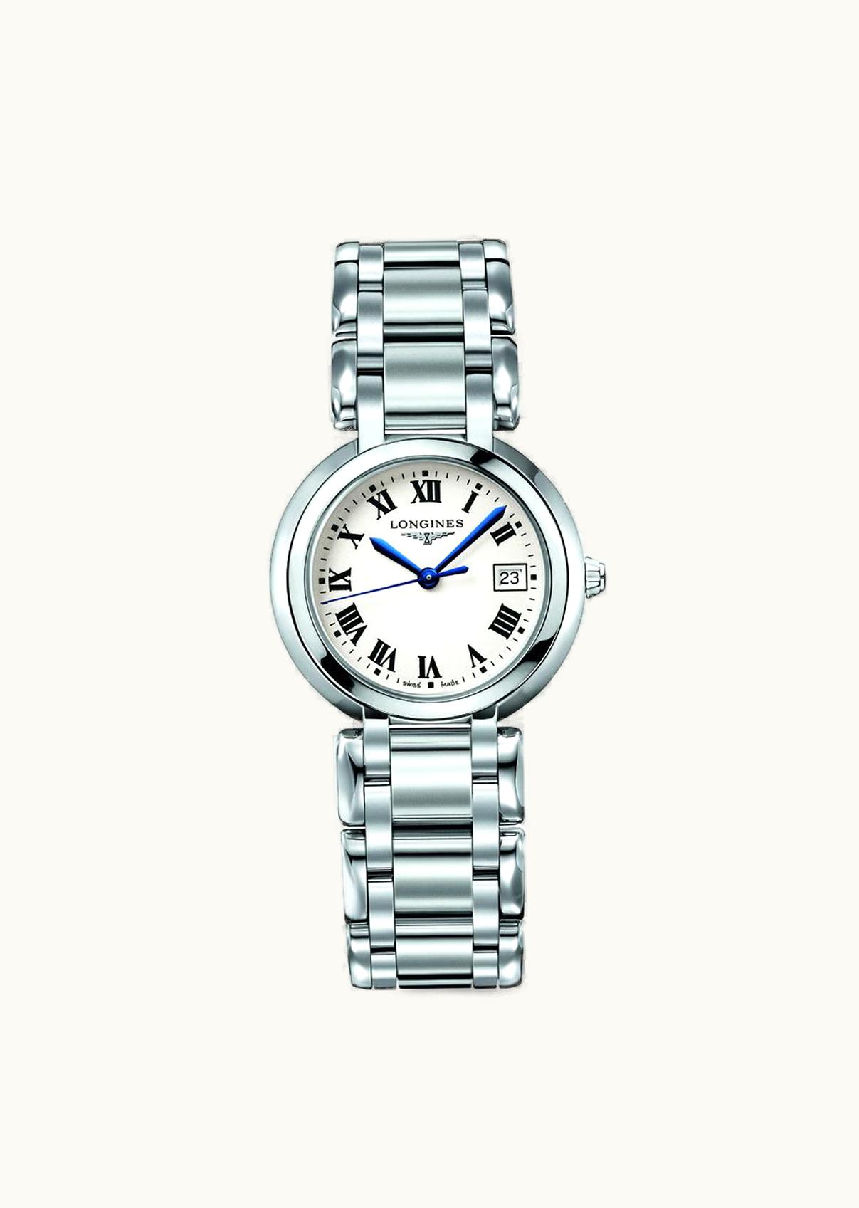 Longines PrimaLuna Quartz 30 Stainless Steel / Silver - Roman / Bracelet