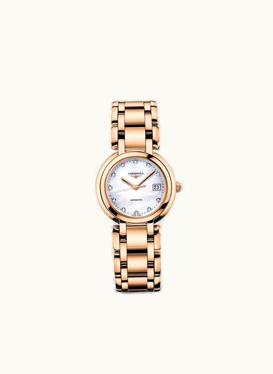 Longines PrimaLuna Automatic 30 Pink Gold MOP