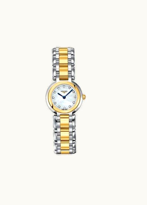 Longines PrimaLuna Quartz 23 Two Tone MOP