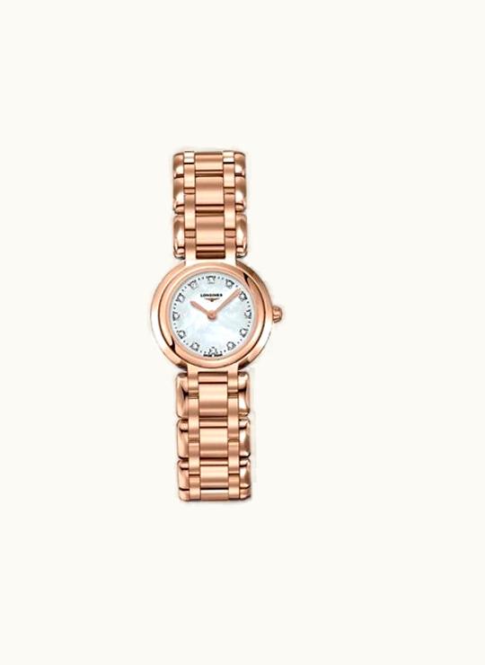 Longines PrimaLuna Quartz 23 Pink Gold MOP