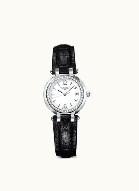 Longines PrimaLuna Quartz 26.5 Stainless Steel / Diamond / White