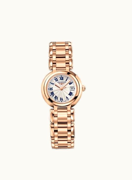 Longines PrimaLuna Quartz 26.5 Pink Gold / Silver - Roman / Bracelet