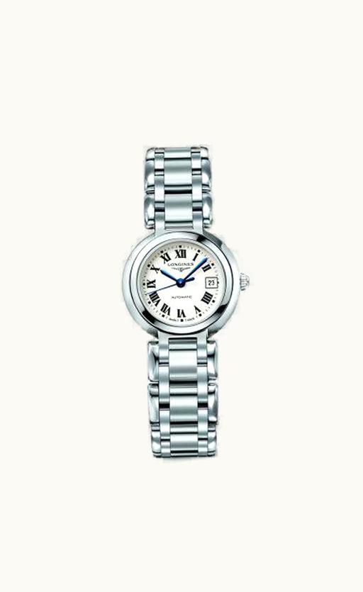 Longines PrimaLuna Automatic 26.5 Stainless Steel / Silver - Roman / Bracelet
