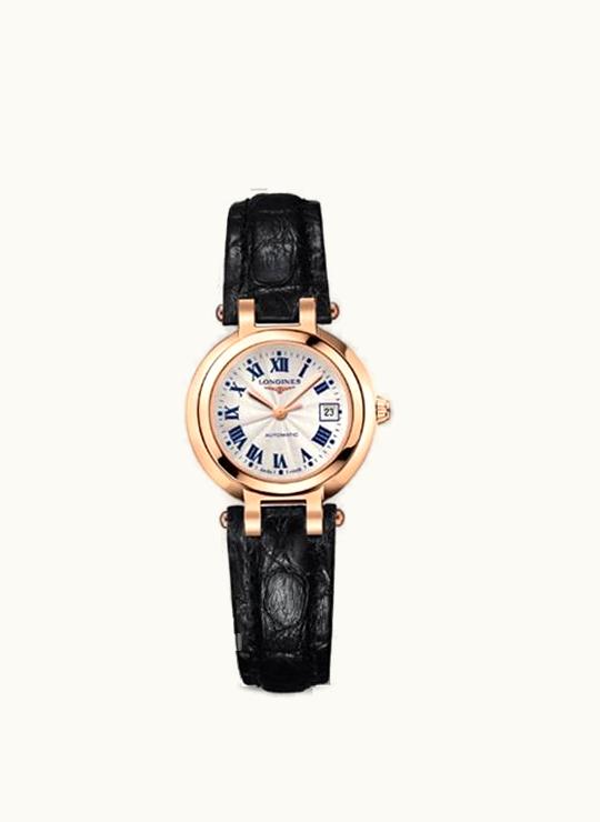 Longines PrimaLuna Automatic 26.5 Pink Gold Leather