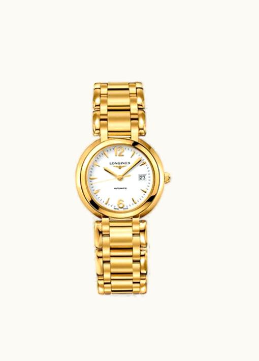 Longines PrimaLuna Automatic 30 Yellow Gold Arabic