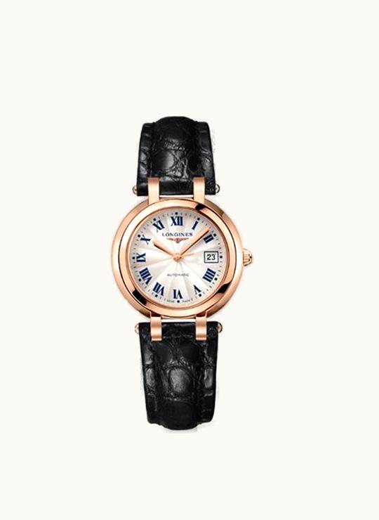 Longines PrimaLuna Automatic 30 Pink Gold Leather