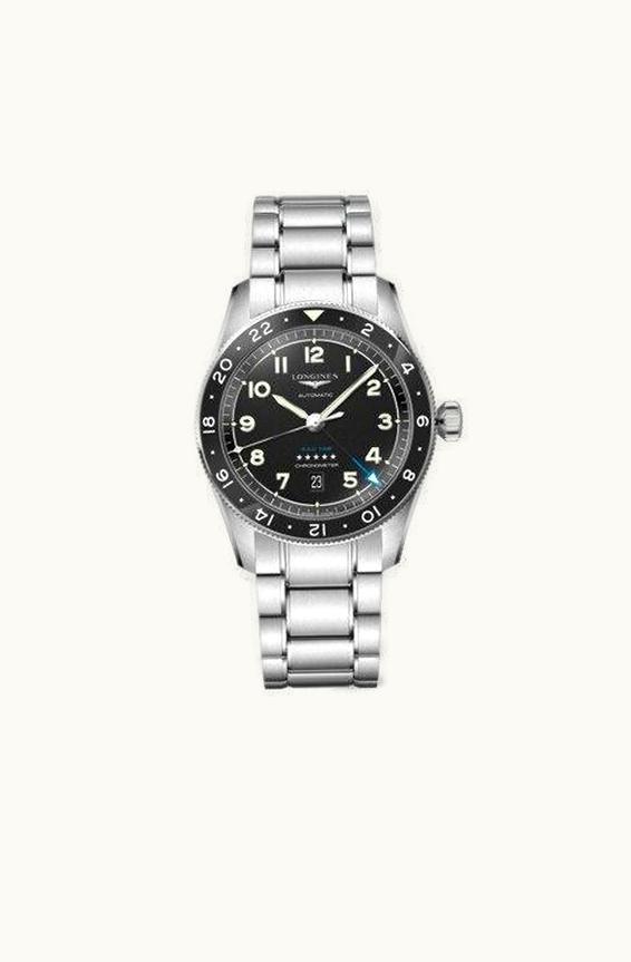 Longines Spirit Zulu Time 42 Black / Bracelet