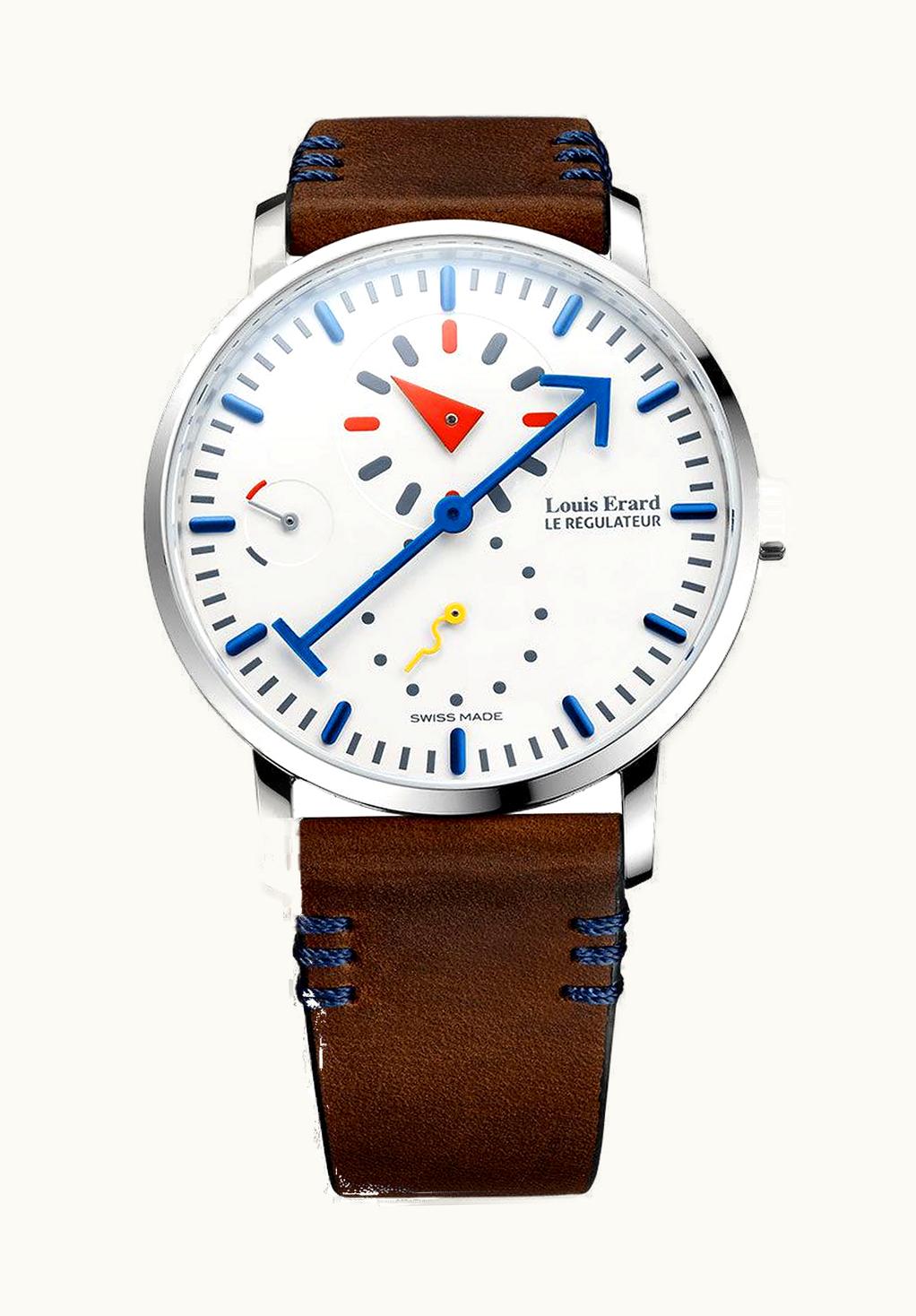 Louis Erard Excellence Le Régulateur Louis Erard x Alain Silberstein Stainless Steel / White