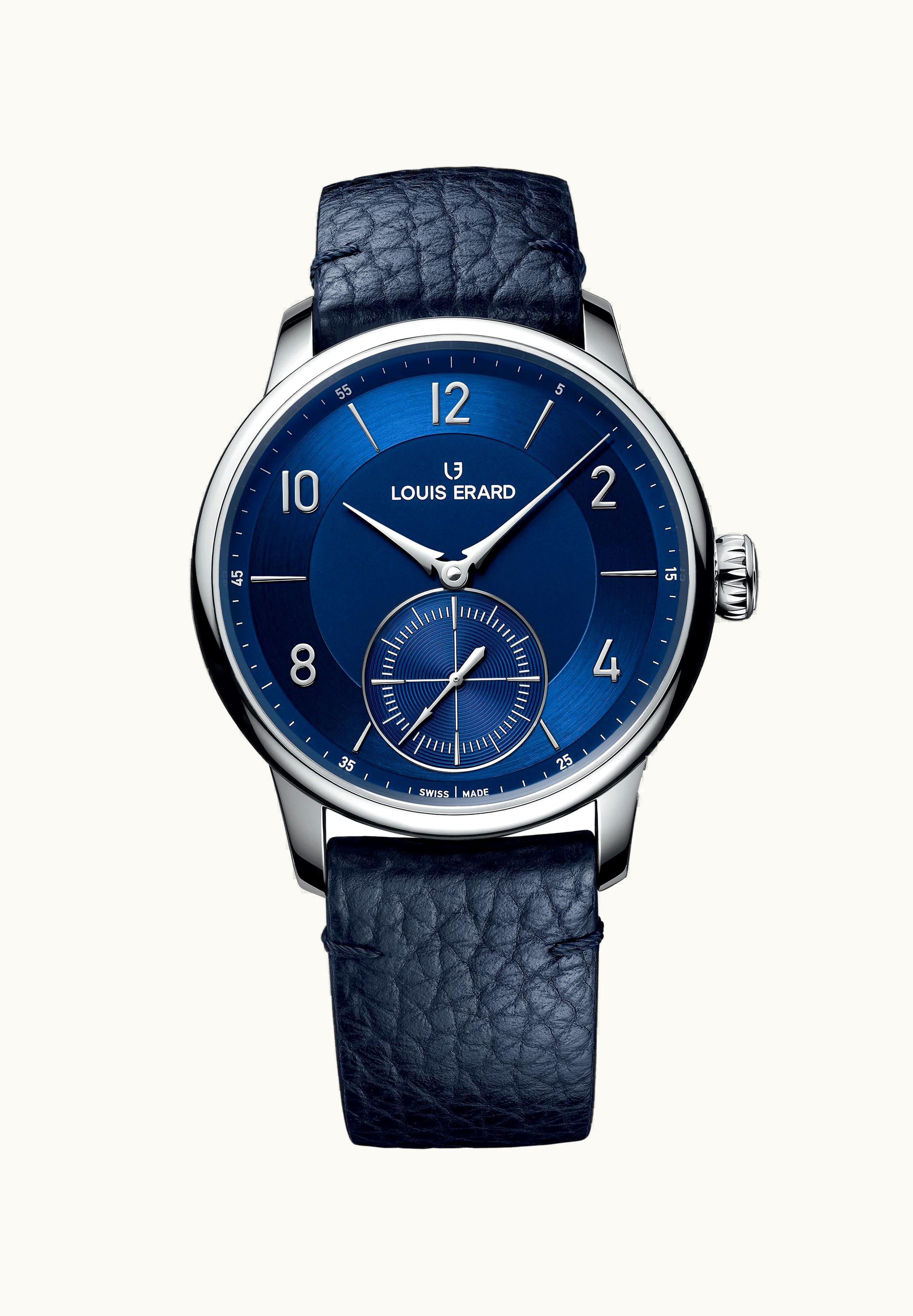 Louis Erard Excellence Petite Seconde 39 Stainless Steel / Blue Nuit