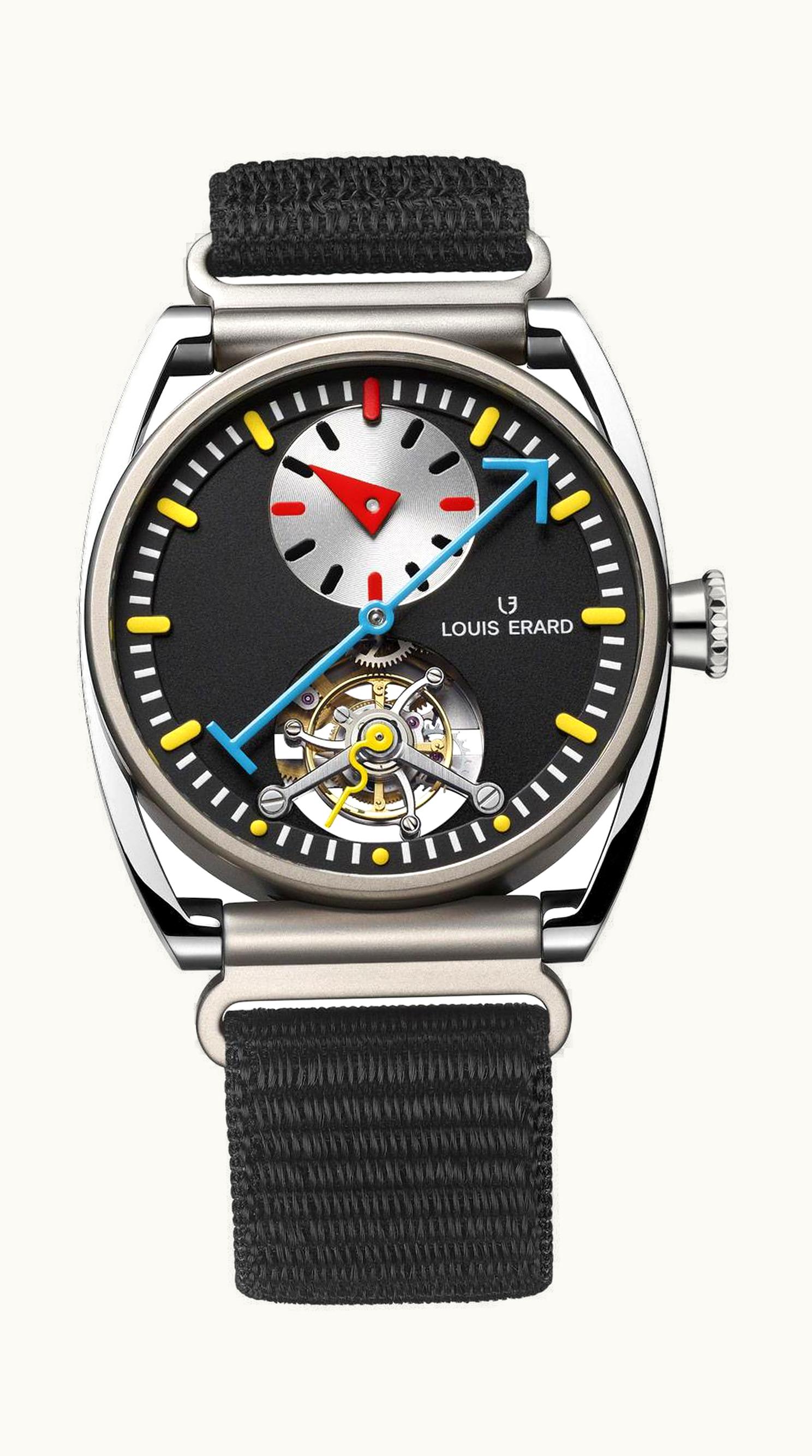 Louis Erard Excellence Le Régulateur Louis Erard x Alain Silberstein III Titanium / Khaki