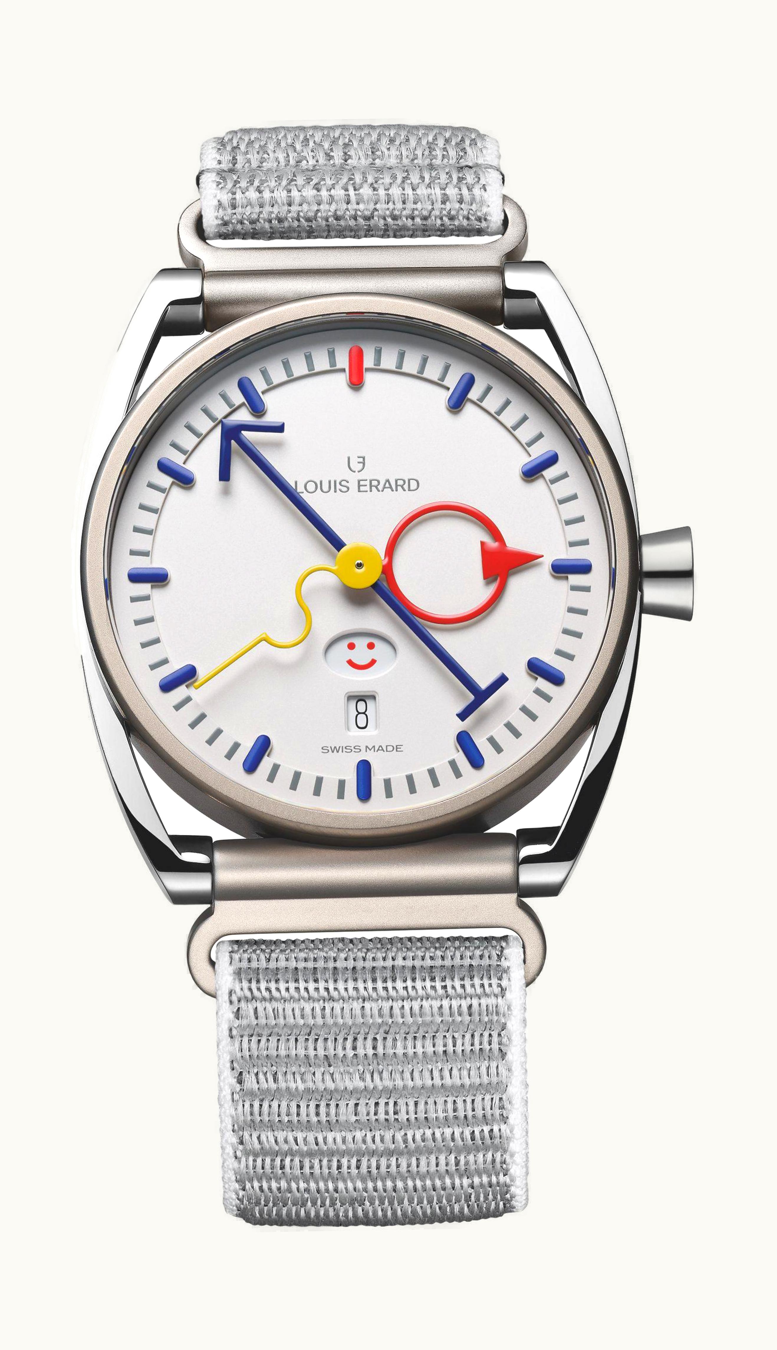 Louis Erard Excellence La Semaine Blanche Louis Erard x Alain Silberstein Titanium / White