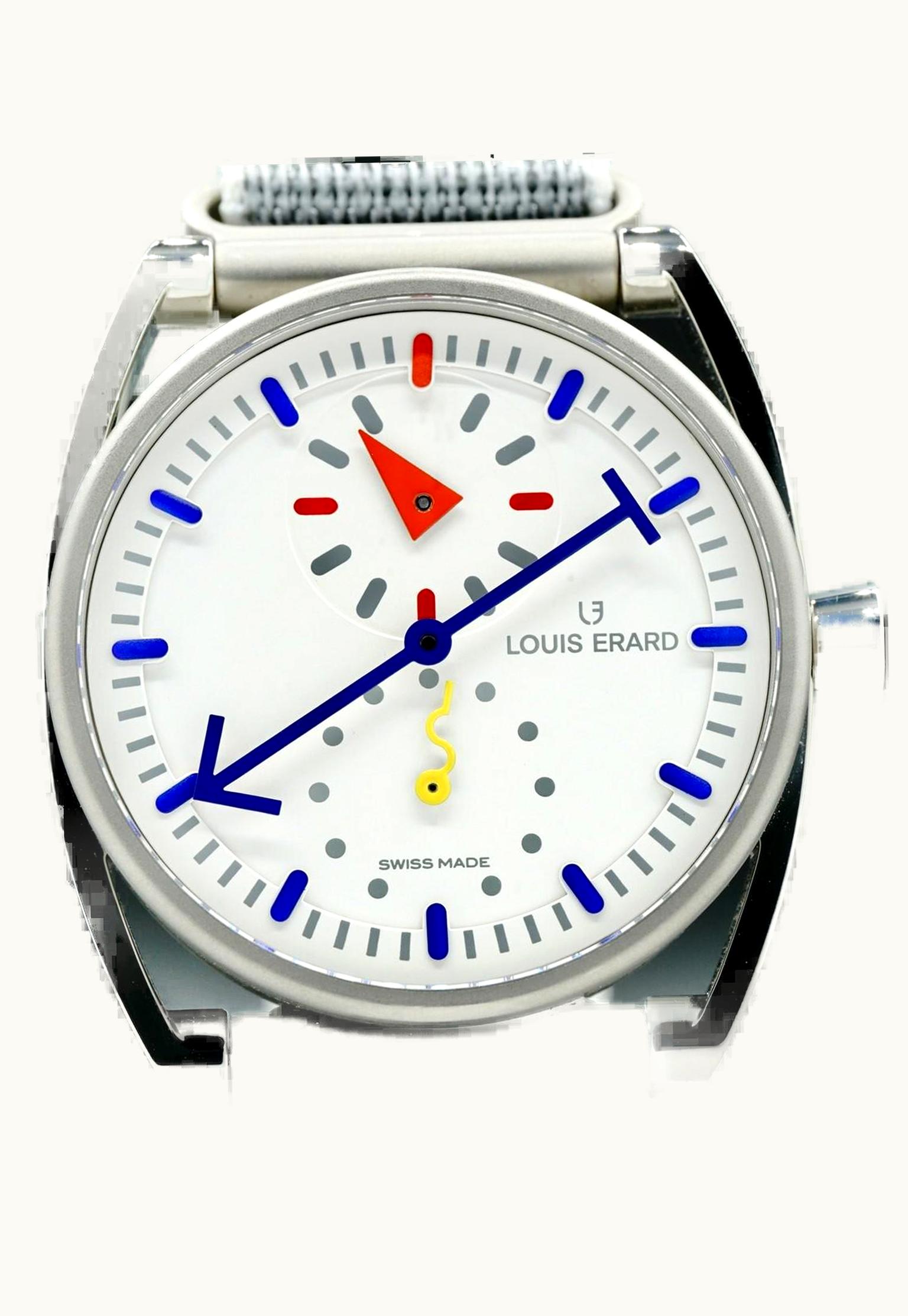 Louis Erard Excellence Le Régulateur Blanc Louis Erard x Alain Silberstein  Titanium / White