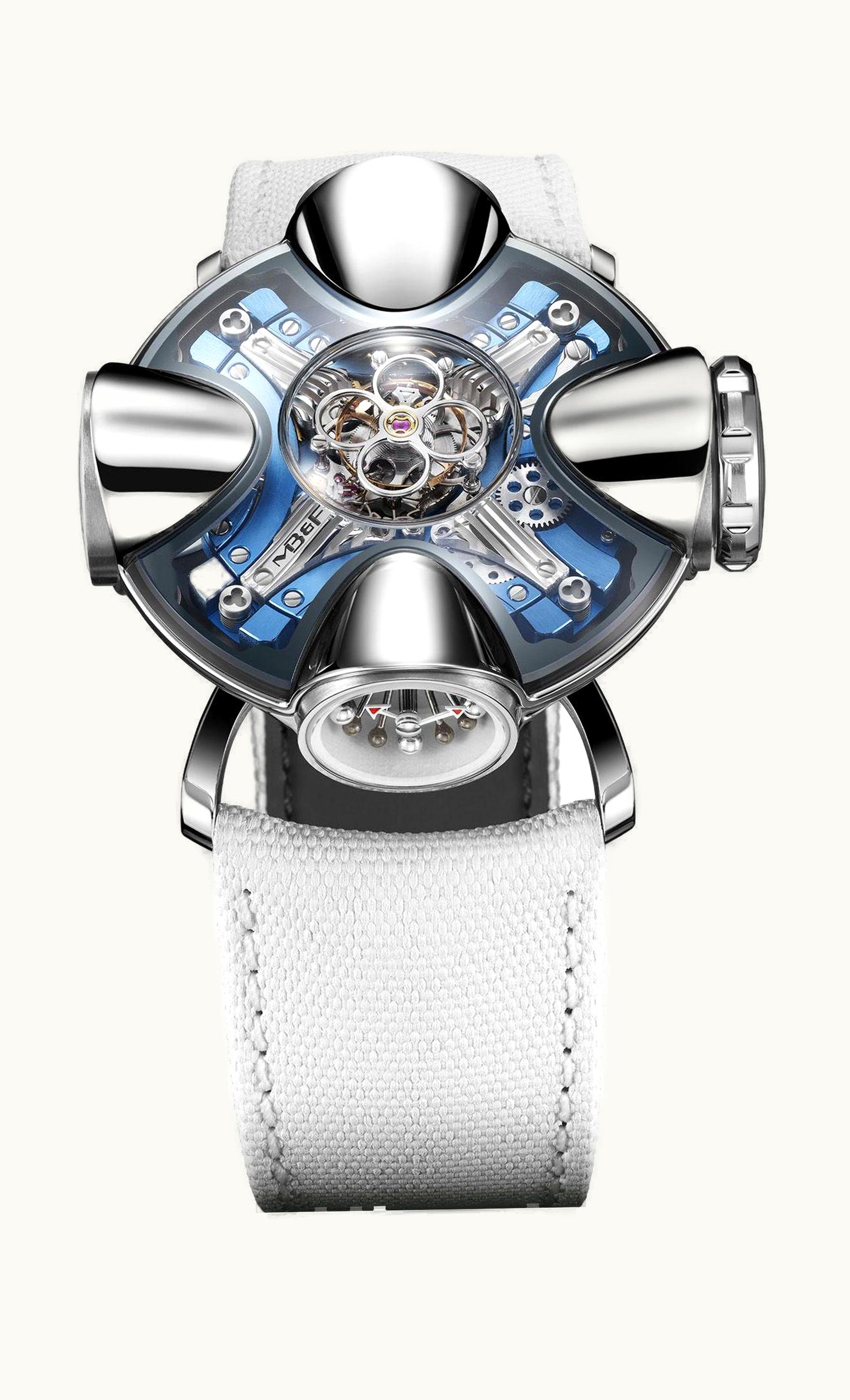 MB&F Horological Machine N°11 HM11 Architect Titanium / Blue