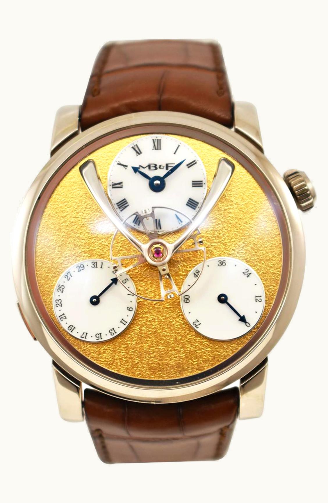 MB&F Legacy Machine Split Escapement Launch Edition Yellow