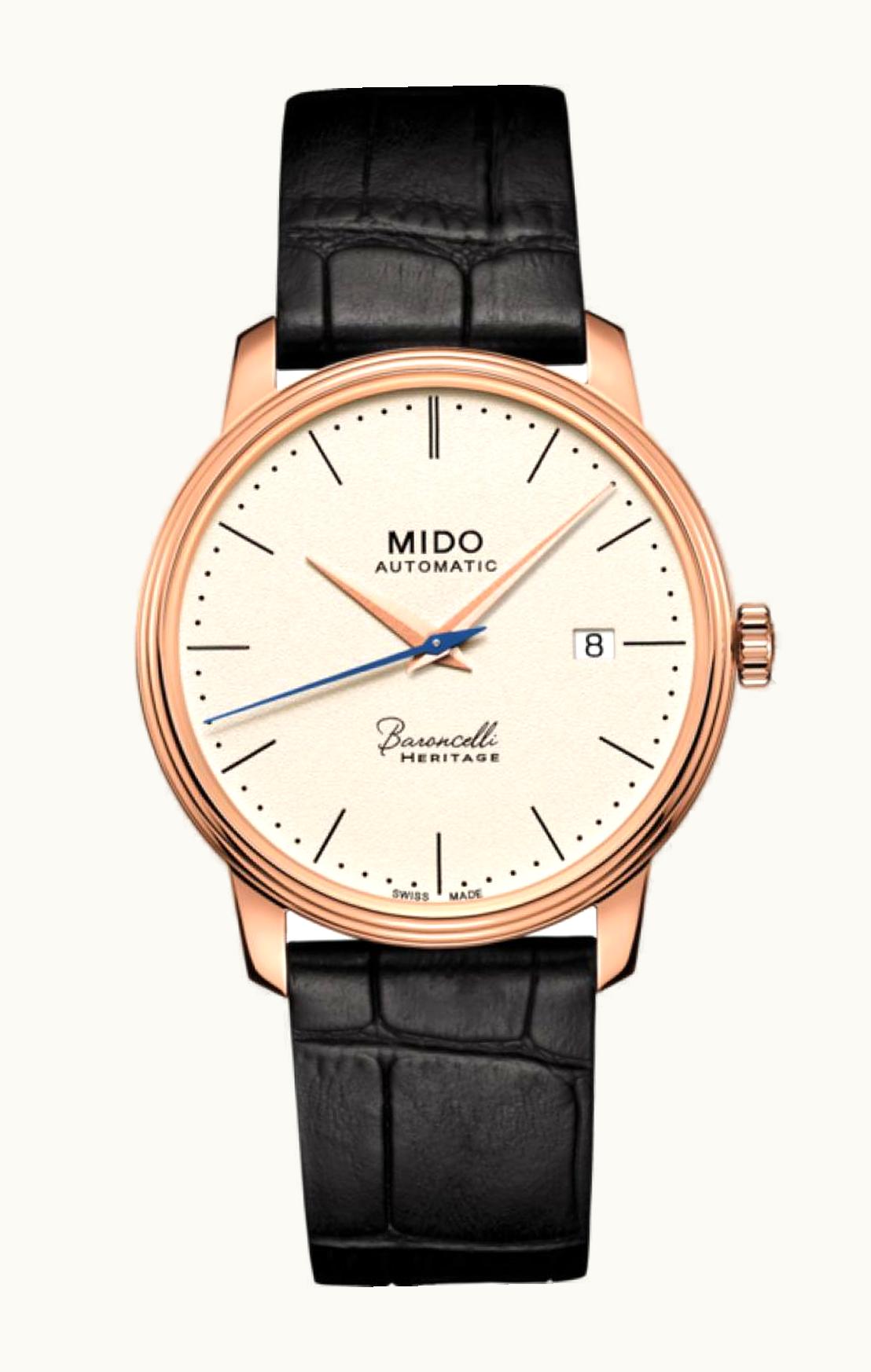 Mido Baroncelli Heritage Rose Gold / Beige
