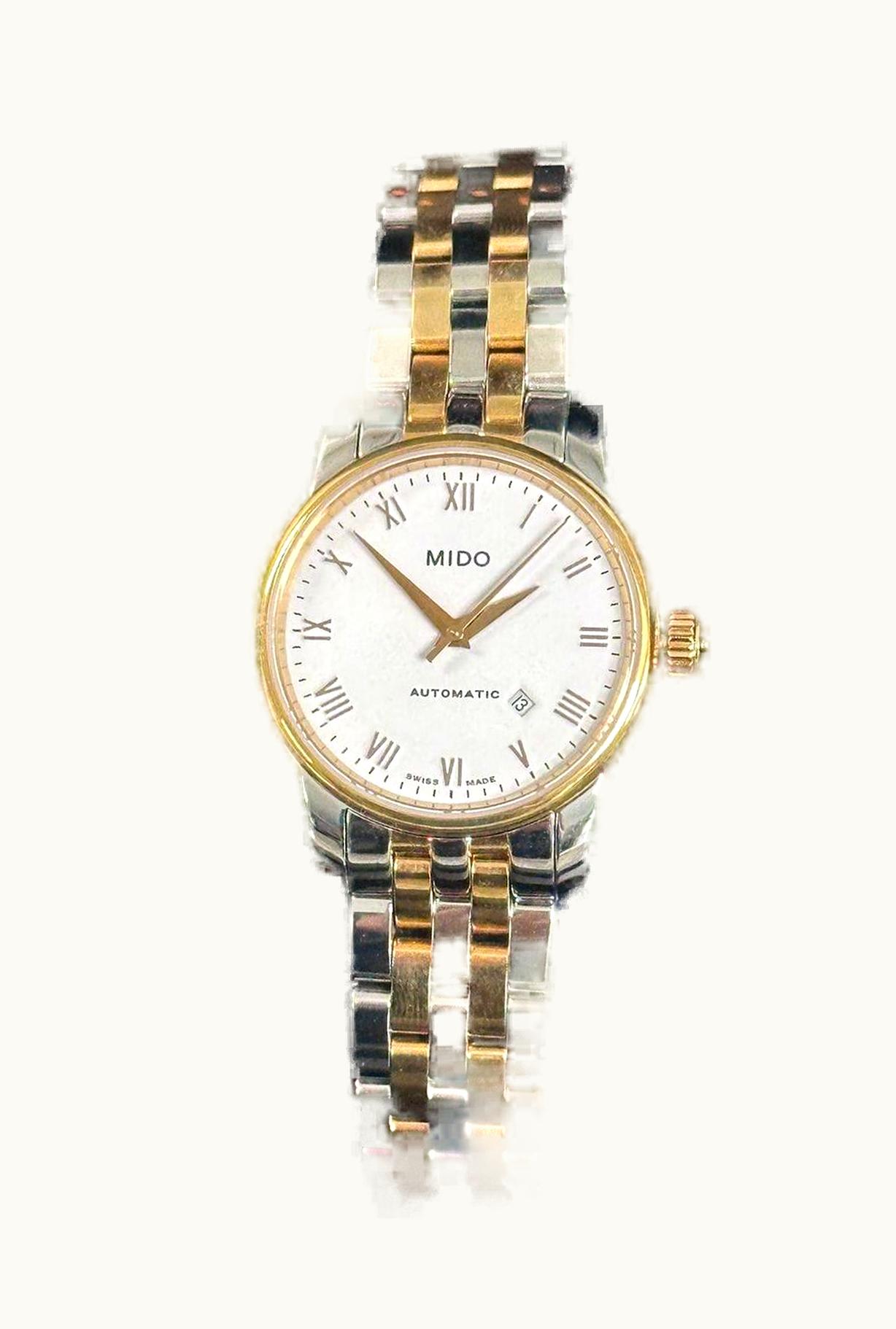 Mido Baroncelli Tradition Lady Stainless Steel - Rose Gold / White / Bracelet