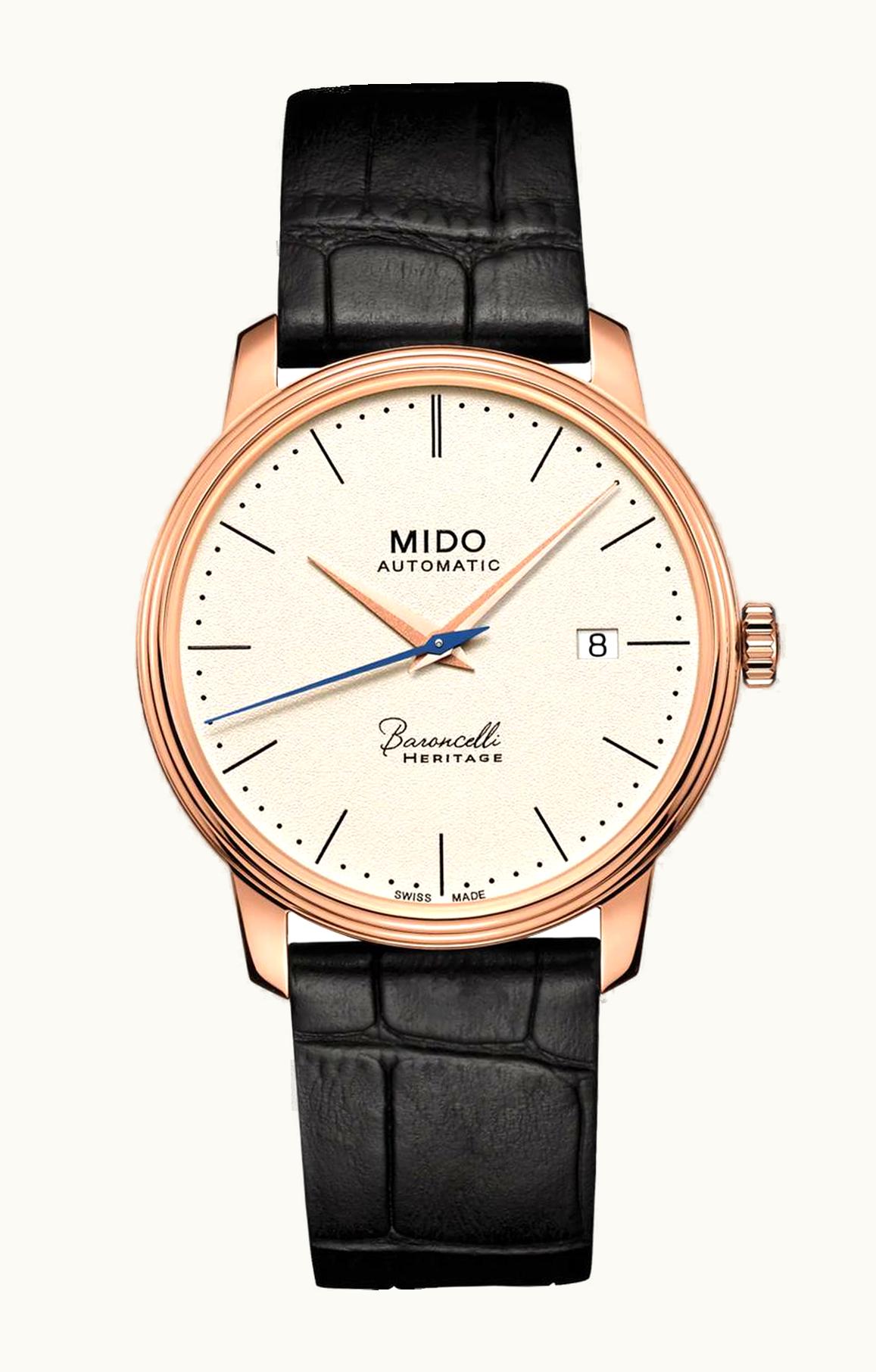 Mido Baroncelli Signature 30 Stainless Steel - Rose Gold / Silver - Diamond / Bracelet
