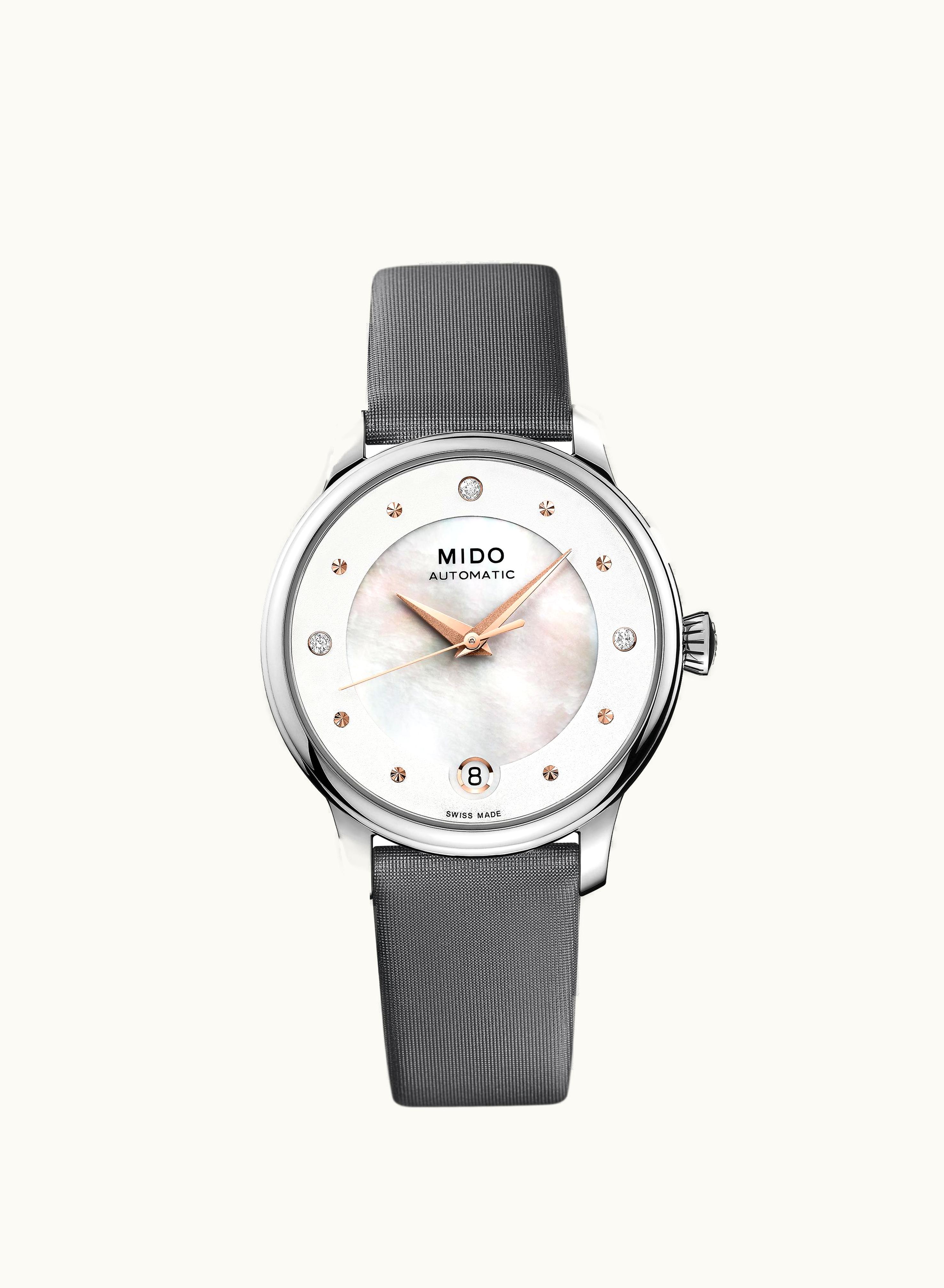 Mido Baroncelli Lady Day Stainless Steel - Rose Gold / MOP / Bracelet
