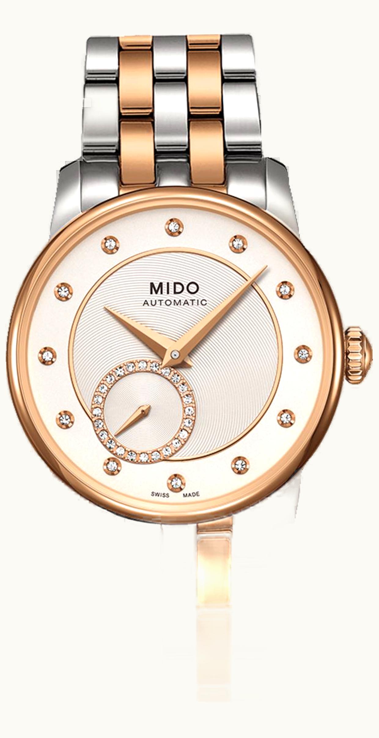 Mido Baroncelli Lady Twenty Five Stainless Steel / Grey / Bracelet