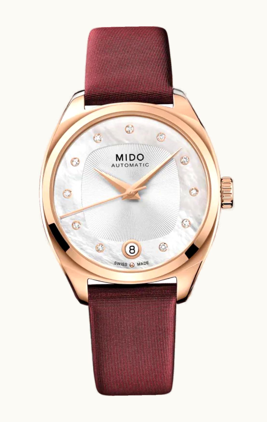 Mido Belluna Royal Lady Stainless Steel - Rose Gold / MOP / Bracelet